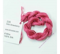 Шёлковое мулине Dinky-Dyes S-235 Wild Strawberry